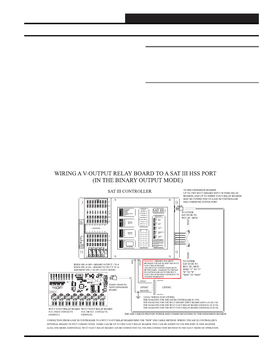 Wcc iii v-out binary output board | WattMaster WCC III part 4 User Manual | Page 87 / 198