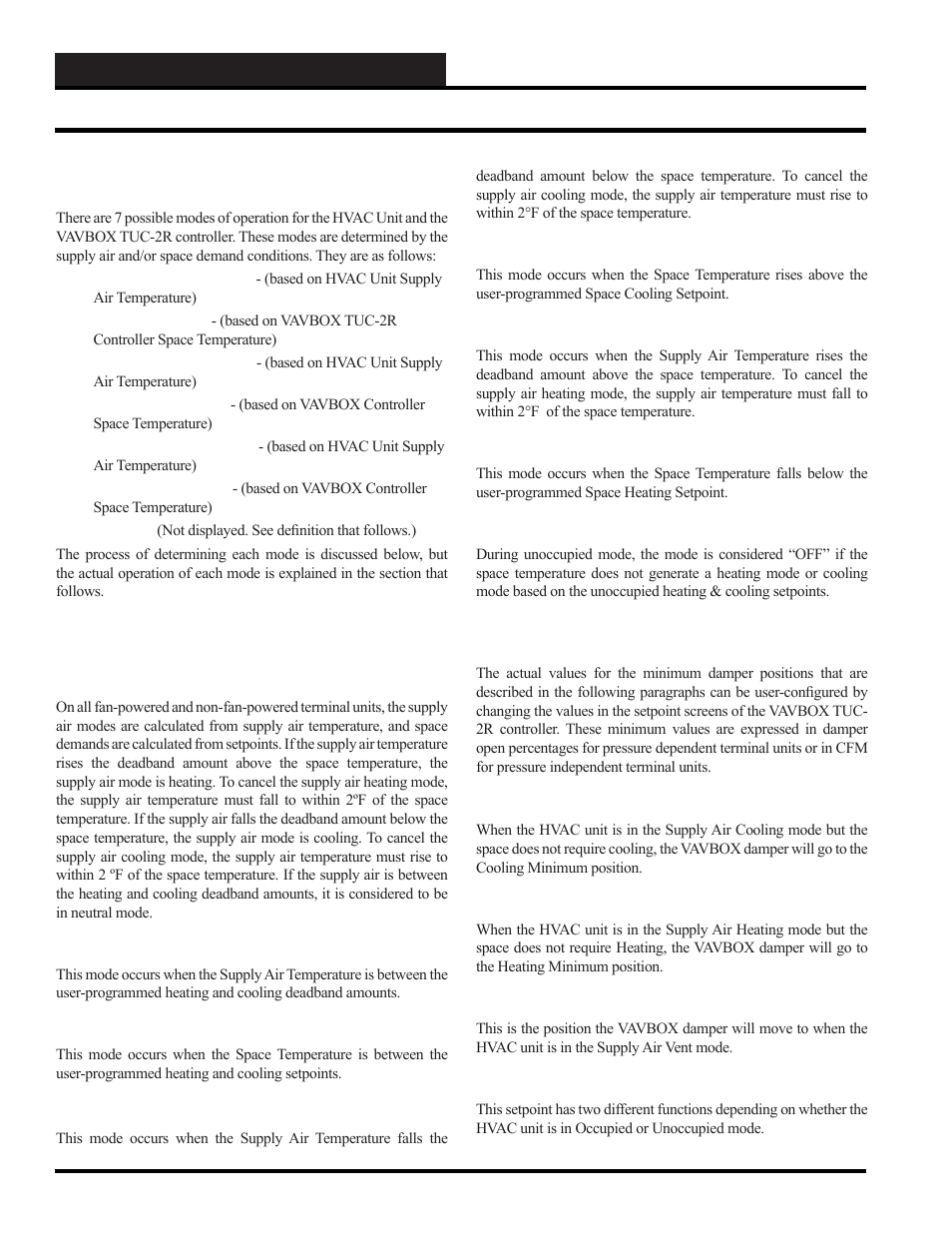 Scuscr.exe screens modes of operation, Wcc iii vav box iii operation modes | WattMaster WCC III part 5 User Manual | Page 10 / 72