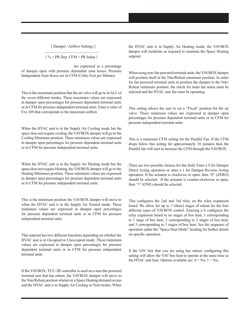 Scuscr.exe screens, Vav box iii setpoint screen | WattMaster WCC III part 5 User Manual | Page 25 / 72