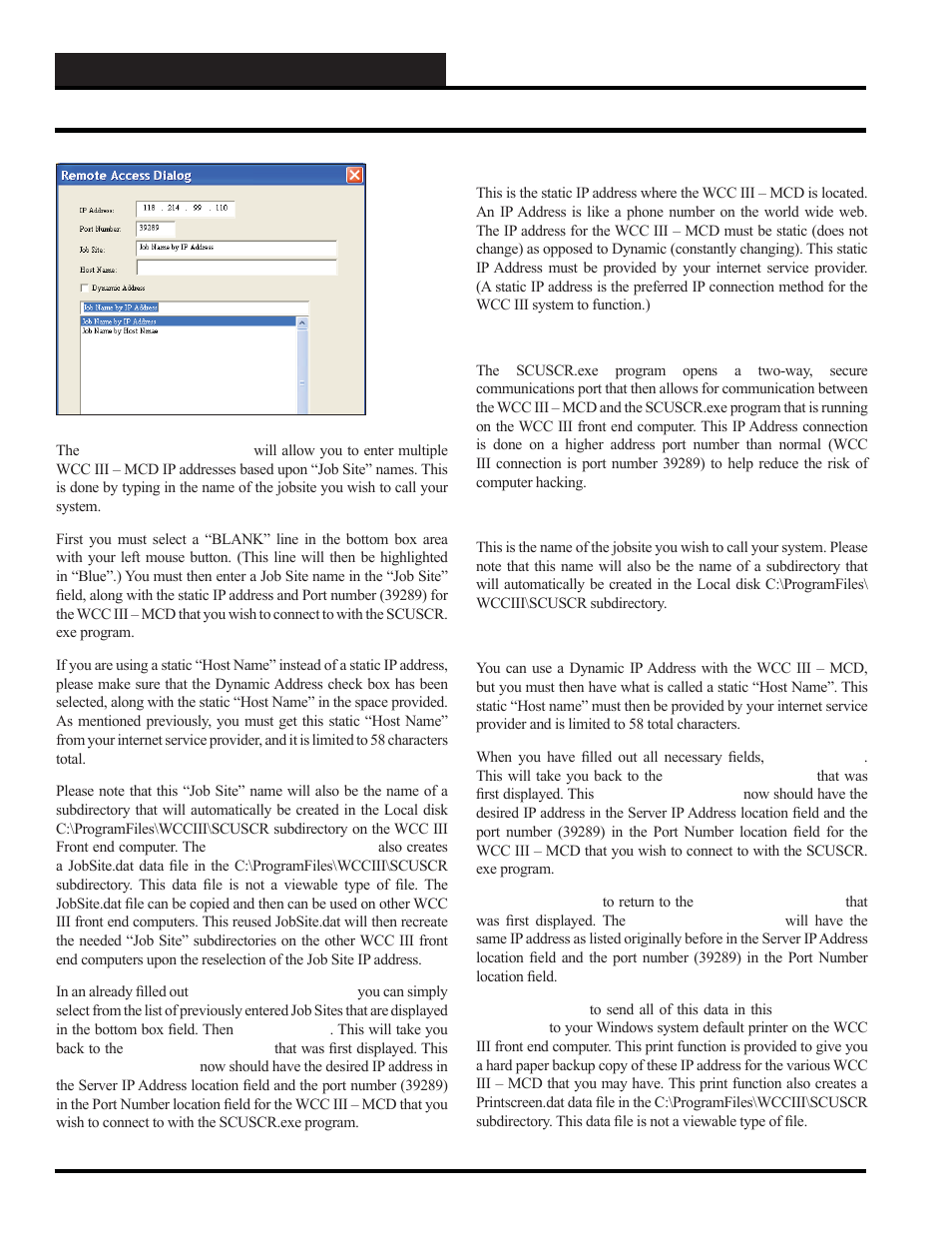 Scuscr.exe screens, Running the scuscr program | WattMaster WCC III part 5 User Manual | Page 4 / 72