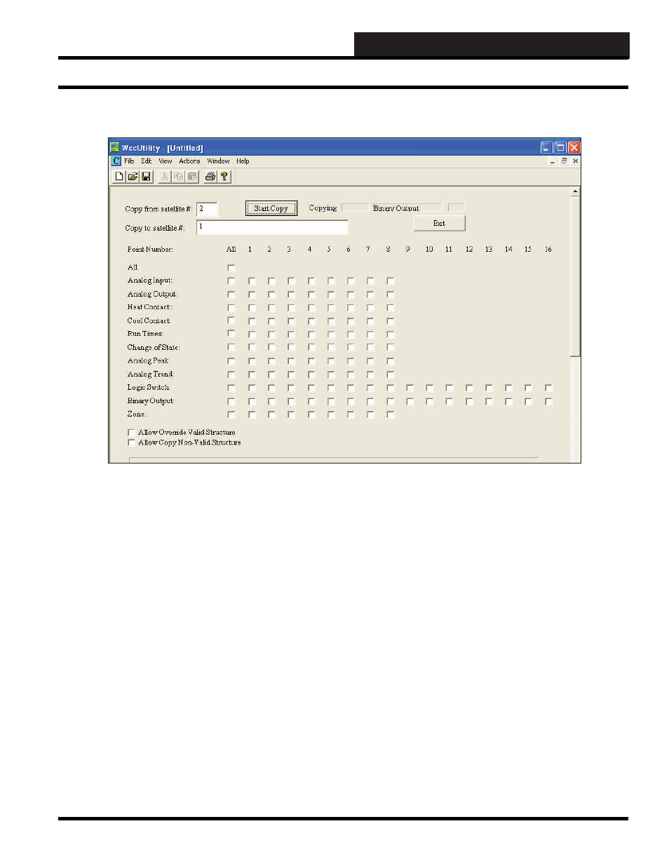 Wccutility.exe screens, Copy satellite screen copy satellite screen | WattMaster WCC III part 6 User Manual | Page 11 / 44