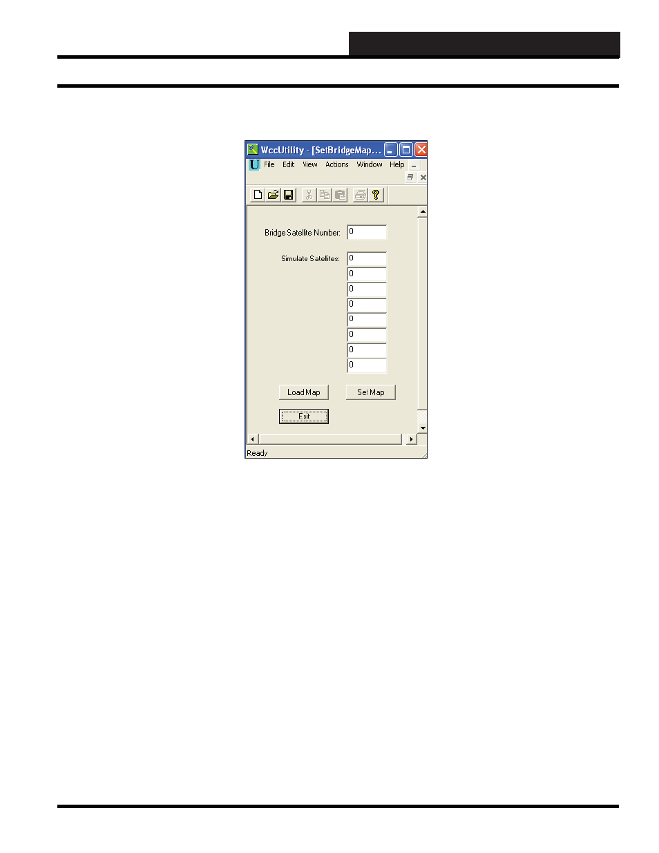 Wccutility.exe screens, Set bridge map, Set bridge map screen | WattMaster WCC III part 6 User Manual | Page 43 / 44