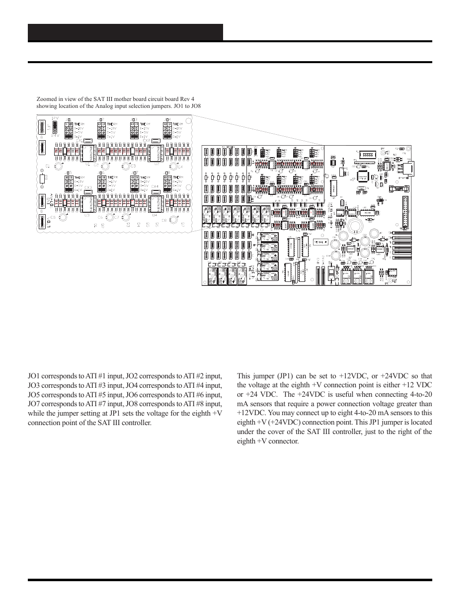 Wcc iii installation, Sat iii analog inputs, Wcc iii technical guide 12-42 | WattMaster WCC III part 12 User Manual | Page 44 / 88