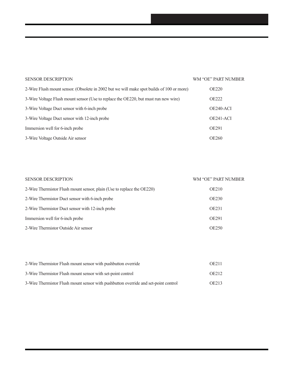 Wcc iii installation guide, Temperature sensors | WattMaster WCC III part 12 User Manual | Page 45 / 88