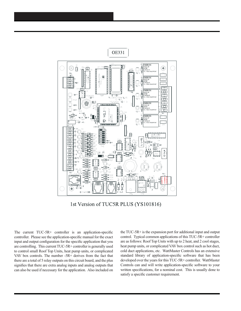 Wcc iii installation, Tuc-5r controller - current version | WattMaster WCC III part 12 User Manual | Page 58 / 88