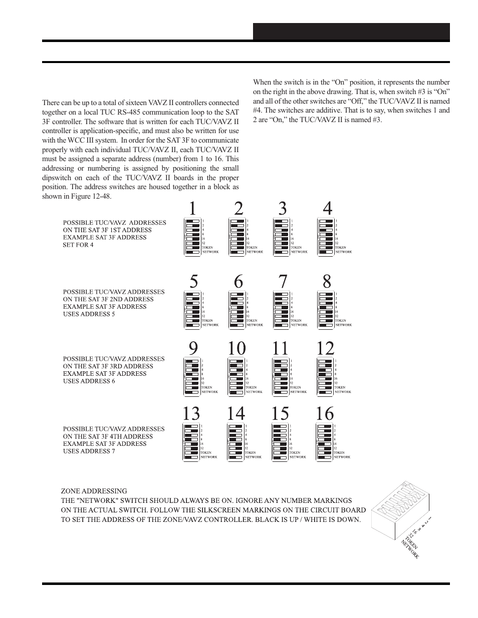 Wcc iii installation guide, Sat 3f addressing | WattMaster WCC III part 12 User Manual | Page 67 / 88