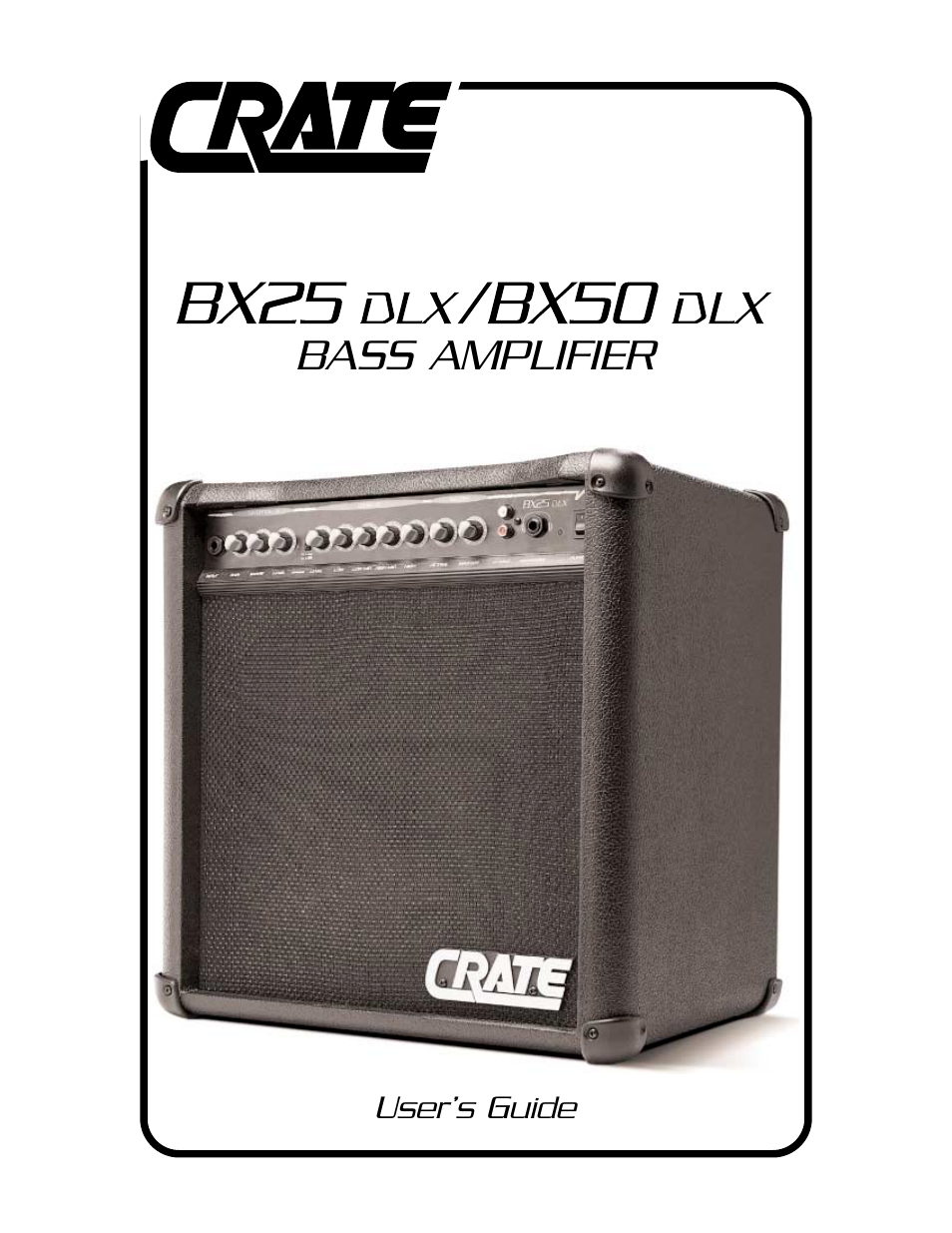 Crate Amplifiers BX50 DLX User Manual | 8 pages