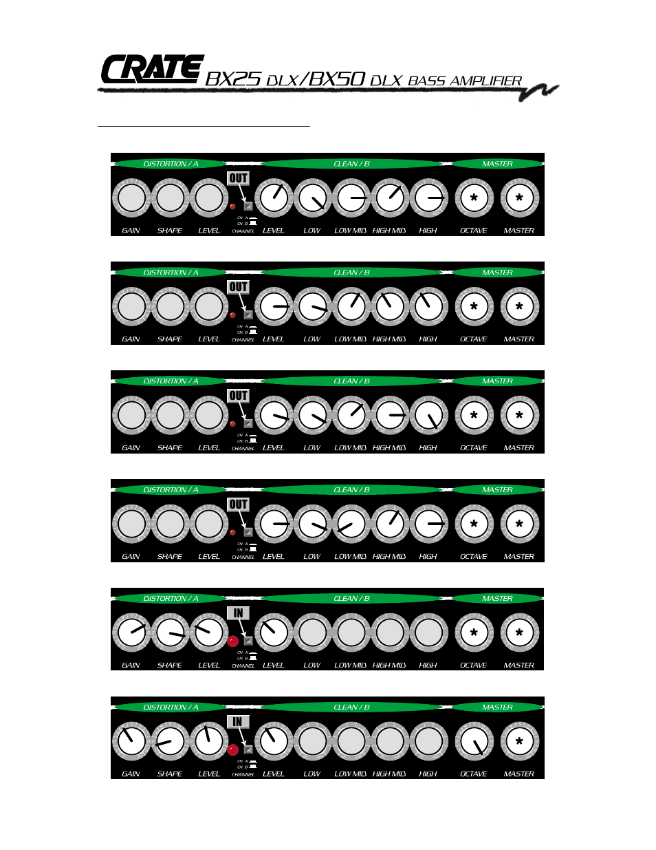 Crate Amplifiers BX50 DLX User Manual | Page 6 / 8