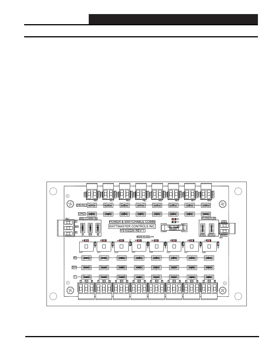 Power and switchable comm board, Introduction, Wcc iii technical guide 19-1 | Figure 19-1: the power and switchable comm board | WattMaster WCC III part 20 User Manual | Page 3 / 10