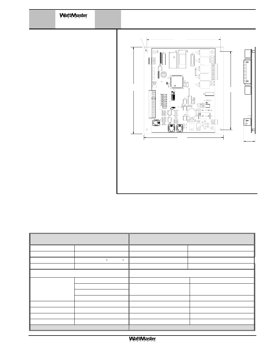 Description, Mounting, Vav system | Inputs: outputs, Page, 1 of 1 | WattMaster MG331-21-VAVCAV User Manual | Page 23 / 45