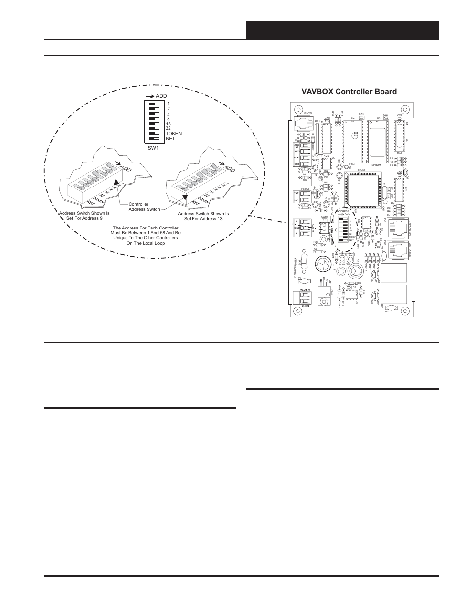 Start-up & commissioning, Vavbox controller technical guide 11, Power wiring | Initialization, Add sw1 | WattMaster VAVBOX User Manual | Page 11 / 24