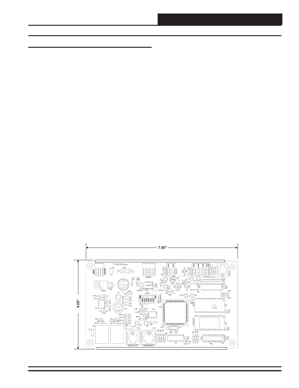 Controller overview, Vavbox controller 3 technical guide features, Vavbox controller | Oe322 output expansion board, Figure 1: vavbox controller dimensions | WattMaster VAVBOX User Manual | Page 3 / 24