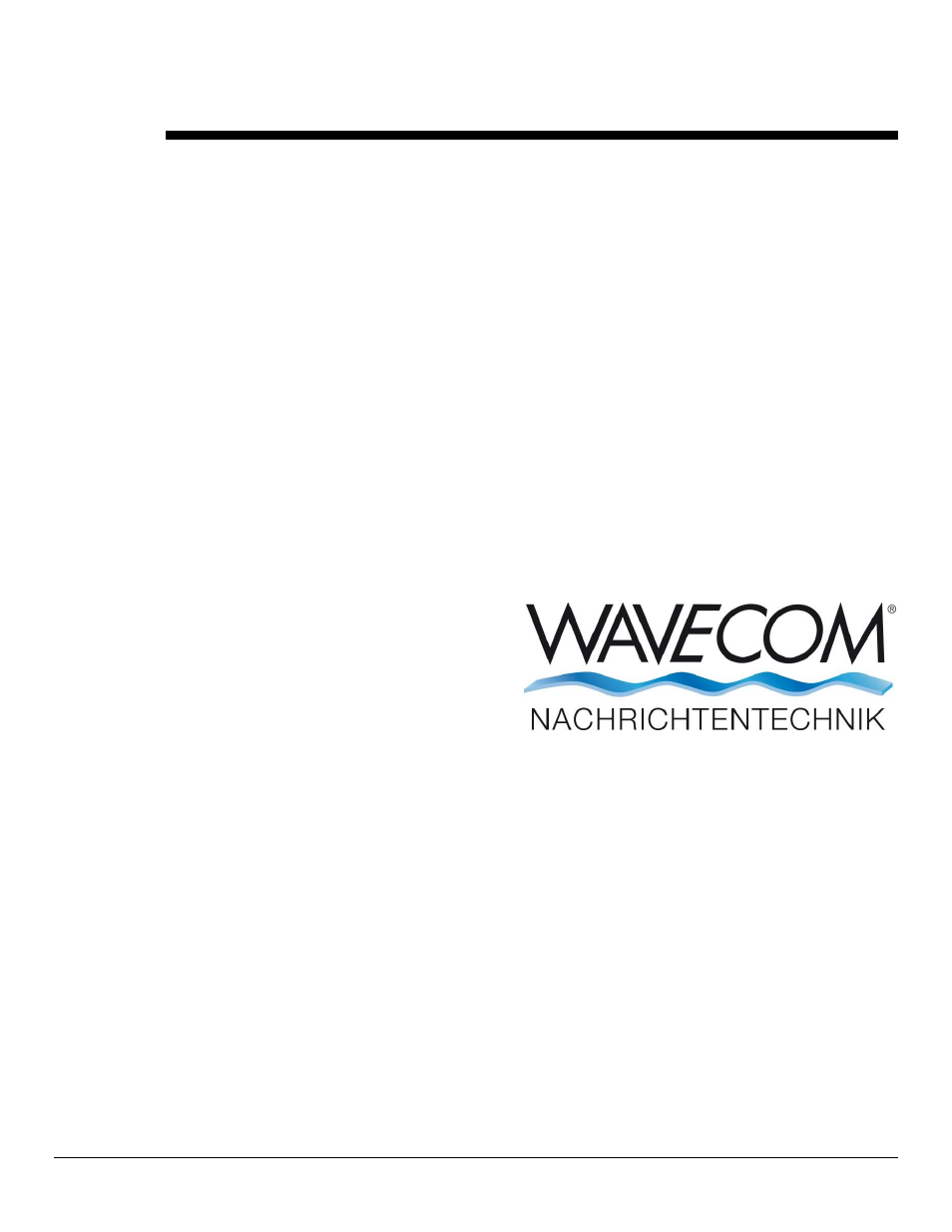 Wavecom W-SPECTRA (Automatic Monitoring System) V1.1.0 User Manual | 292 pages