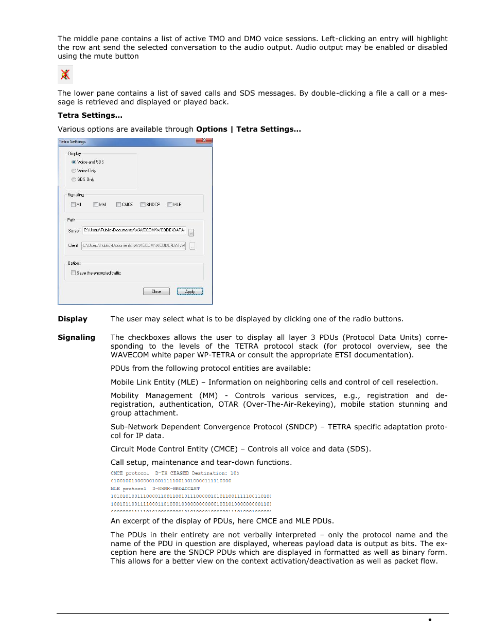 Wavecom W-SPECTRA (Automatic Monitoring System) V1.1.0 User Manual | Page 197 / 292