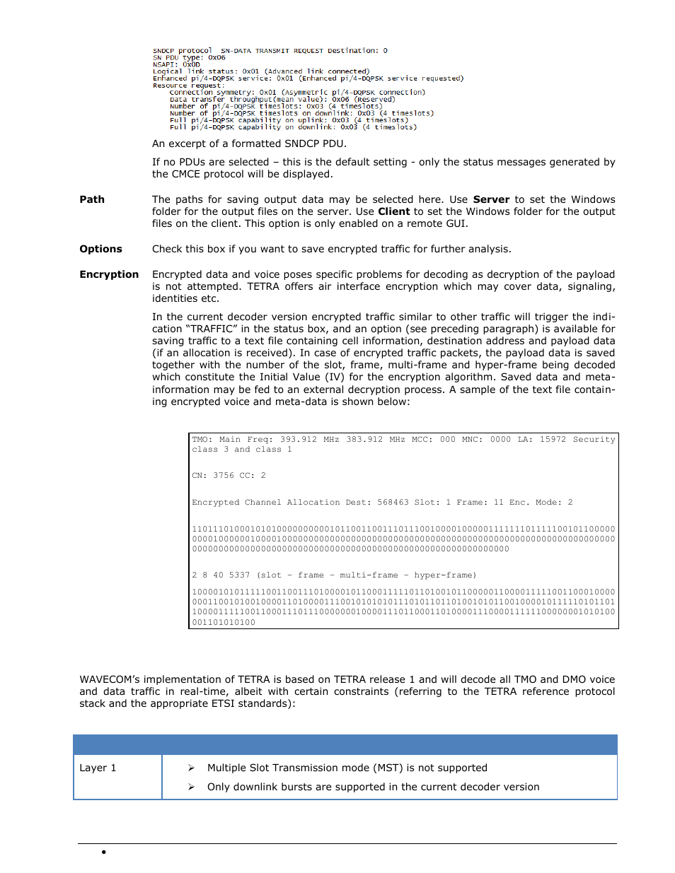 Constraints | Wavecom W-SPECTRA (Automatic Monitoring System) V1.1.0 User Manual | Page 198 / 292