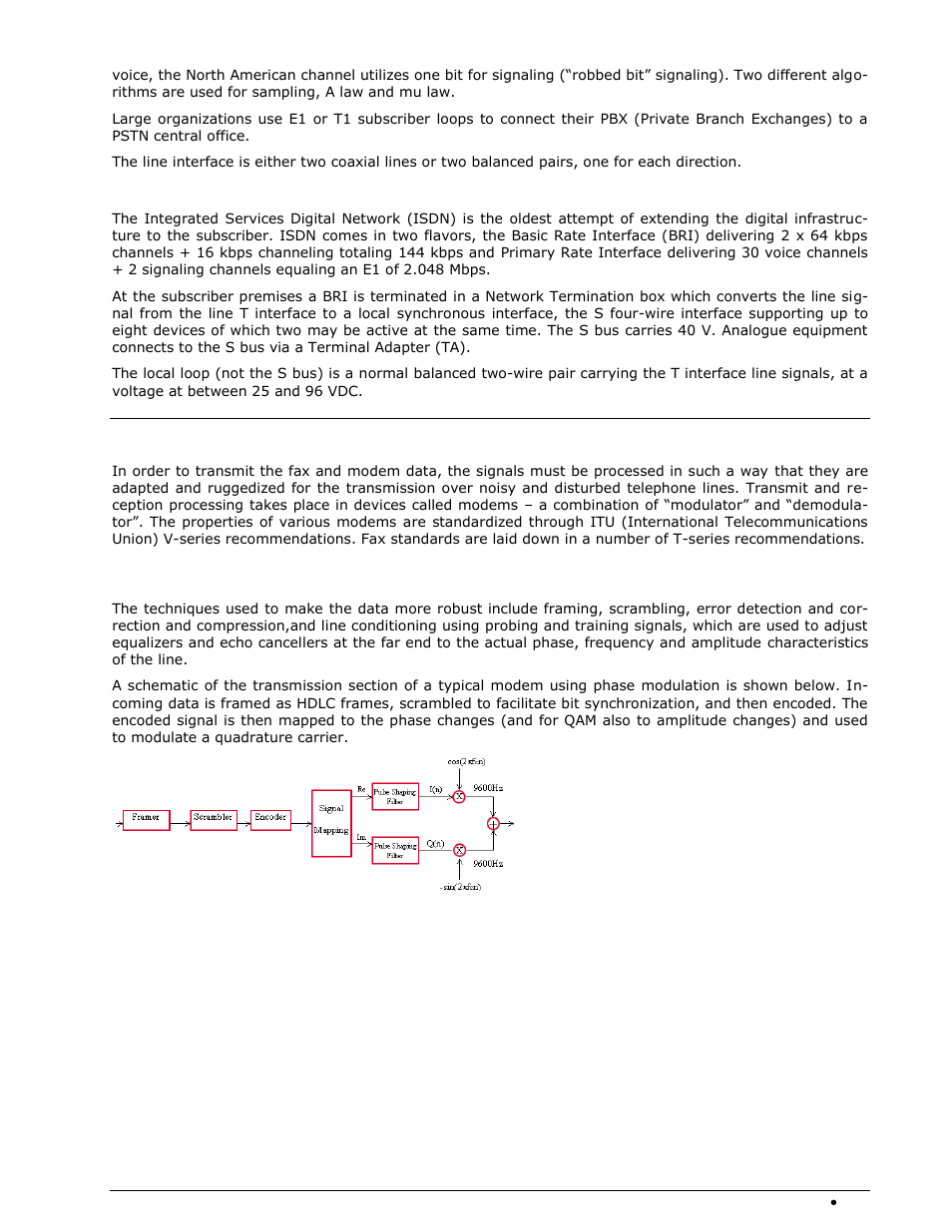 Fax and data transmission, Modem functionality | Wavecom W-SPECTRA (Automatic Monitoring System) V1.1.0 User Manual | Page 241 / 292