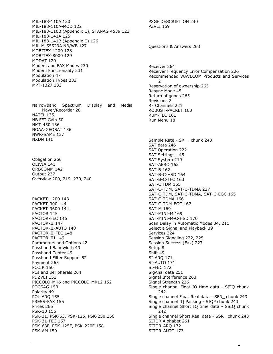 Wavecom W-SPECTRA (Automatic Monitoring System) V1.1.0 User Manual | Page 291 / 292
