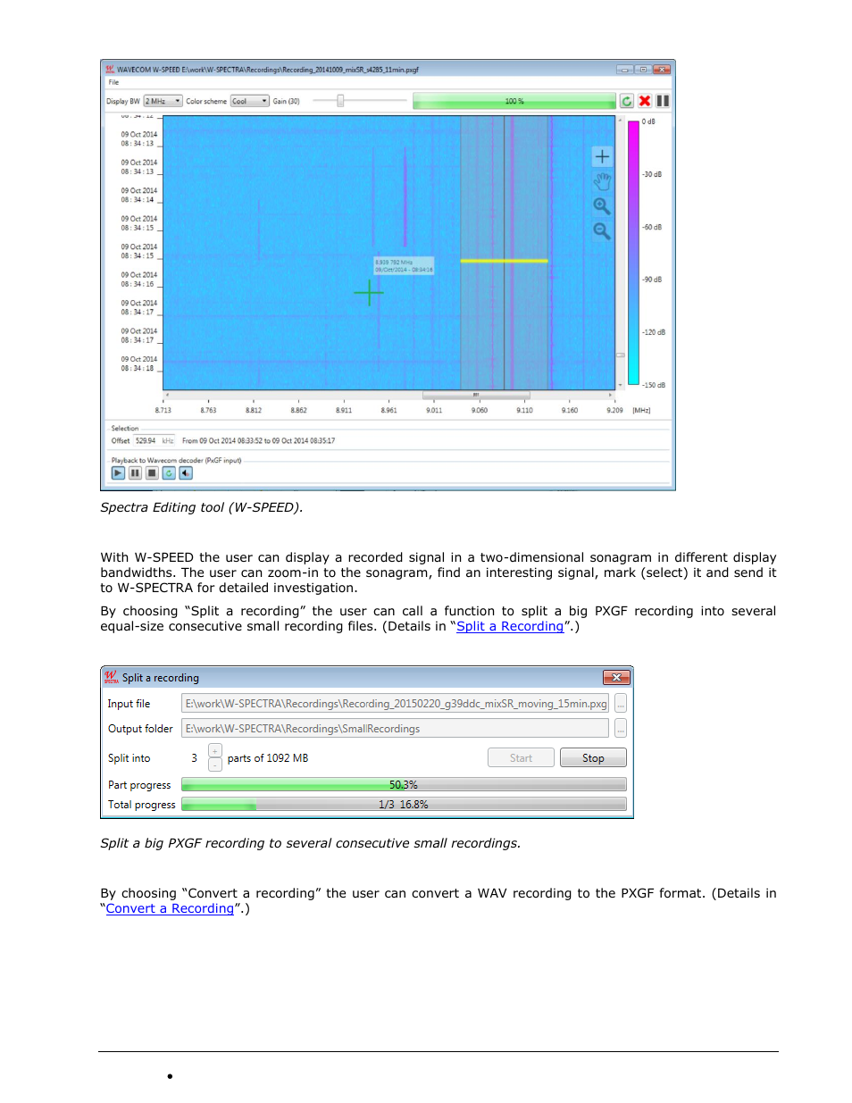 Wavecom W-SPECTRA (Automatic Monitoring System) V1.1.0 User Manual | Page 31 / 292