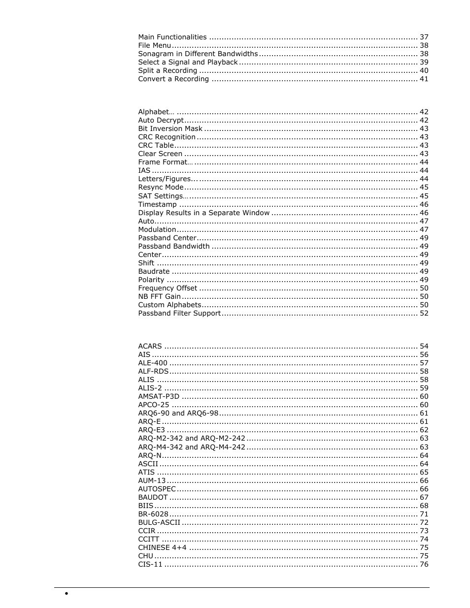 Wavecom W-SPECTRA (Automatic Monitoring System) V1.1.0 User Manual | Page 4 / 292