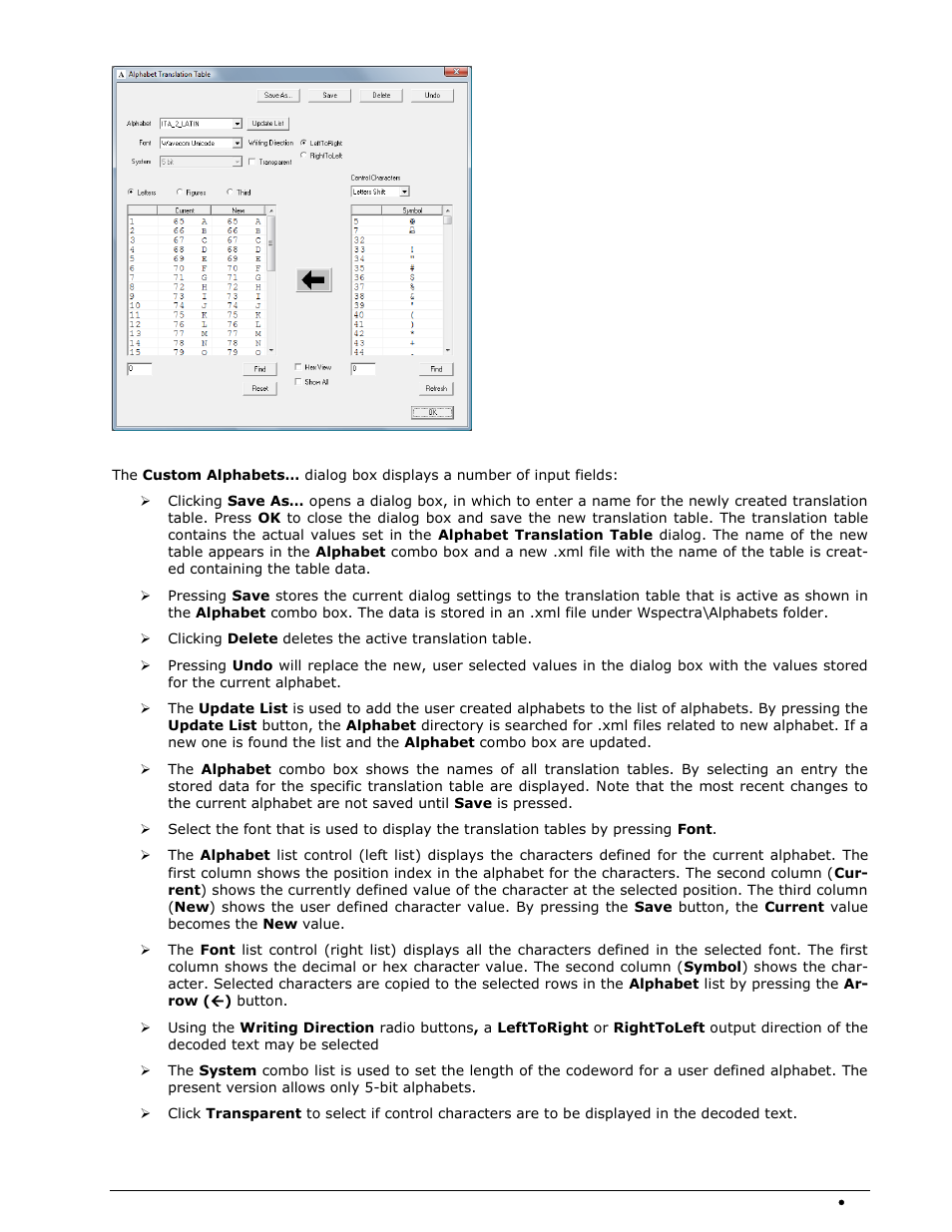 Wavecom W-SPECTRA (Automatic Monitoring System) V1.1.0 User Manual | Page 61 / 292