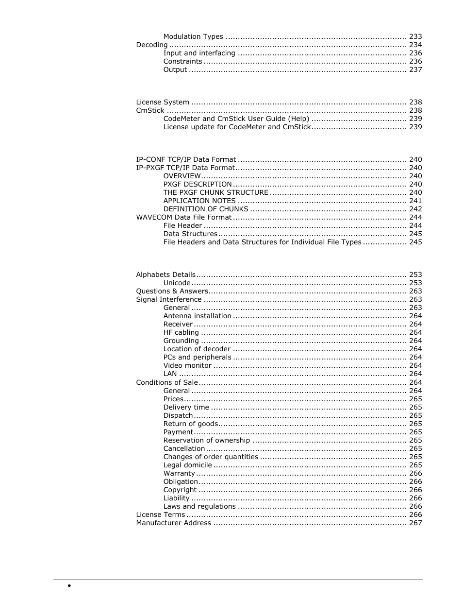 Wavecom W-SPECTRA (Automatic Monitoring System) V1.1.0 User Manual | Page 8 / 292