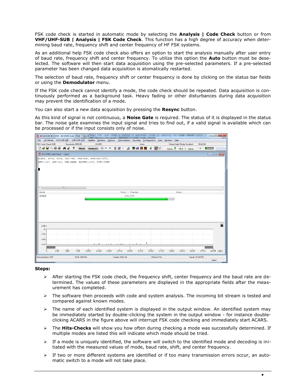Fsk code check sub | Wavecom W74PC V8.7.0 User Manual | Page 101 / 373