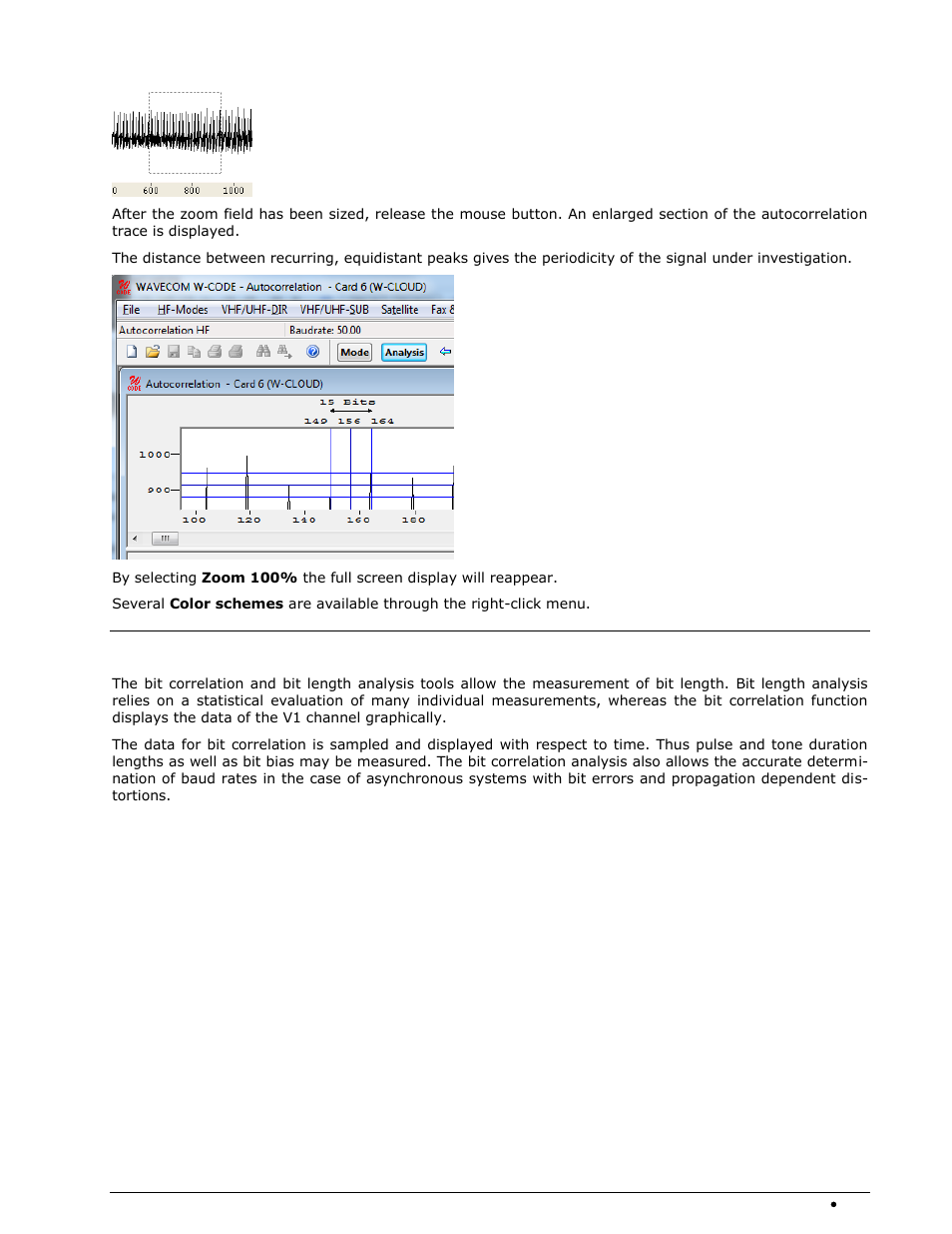 Bit correlation | Wavecom W74PC V8.7.0 User Manual | Page 111 / 373
