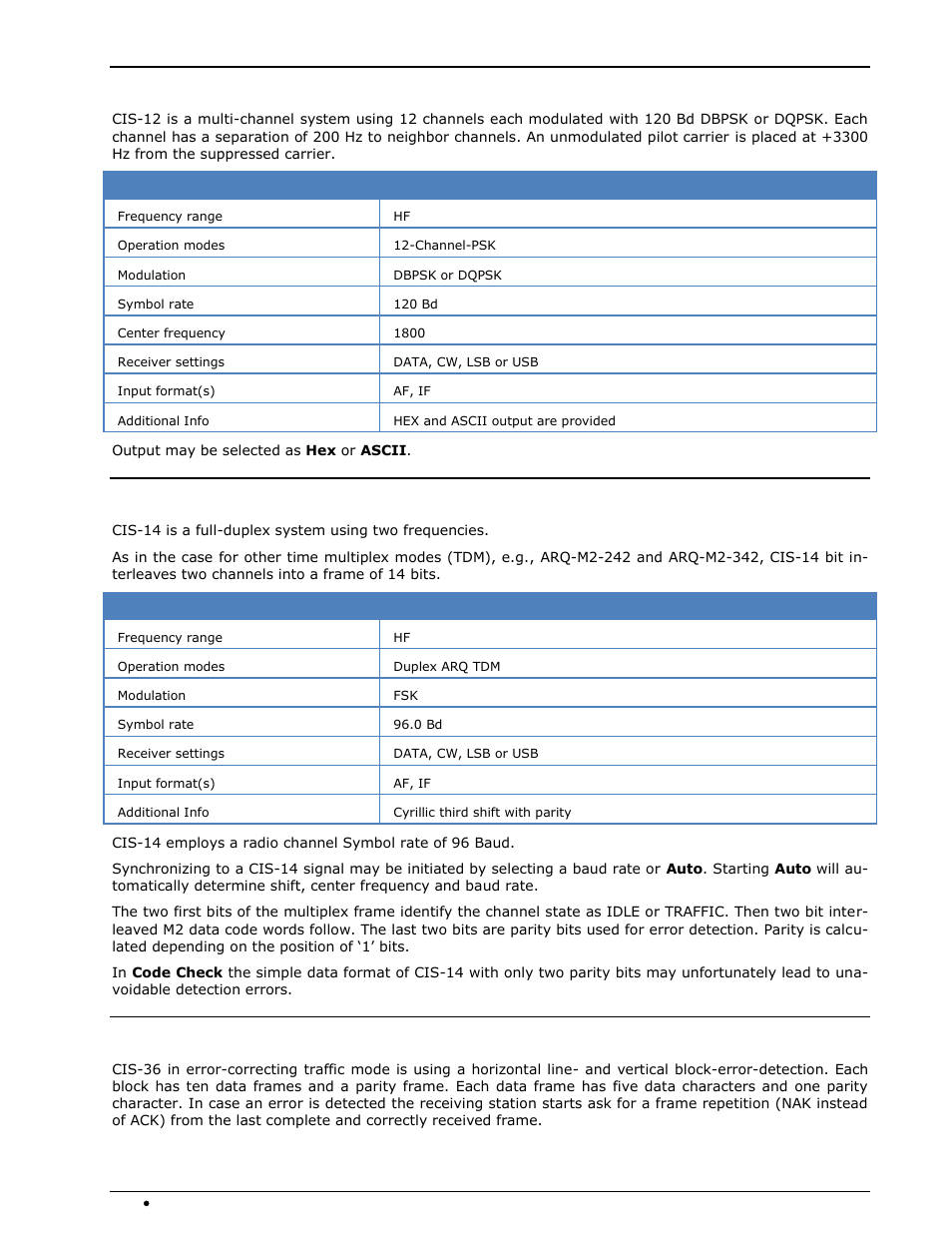 Cis-12, Cis-14, Cis-36 | Wavecom W74PC V8.7.0 User Manual | Page 150 / 373