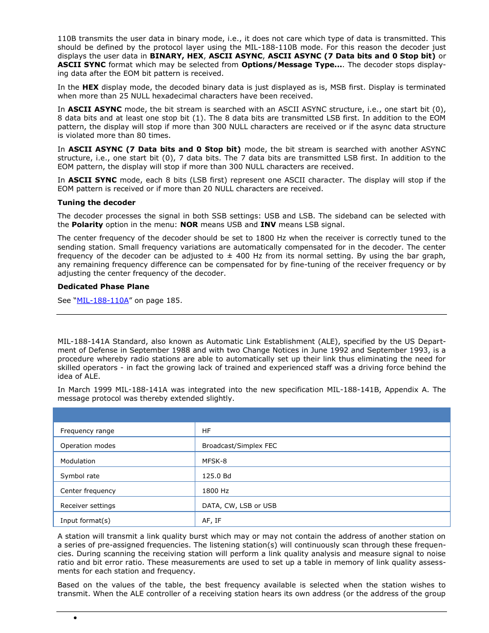 Mil-188-141a | Wavecom W74PC V8.7.0 User Manual | Page 200 / 373