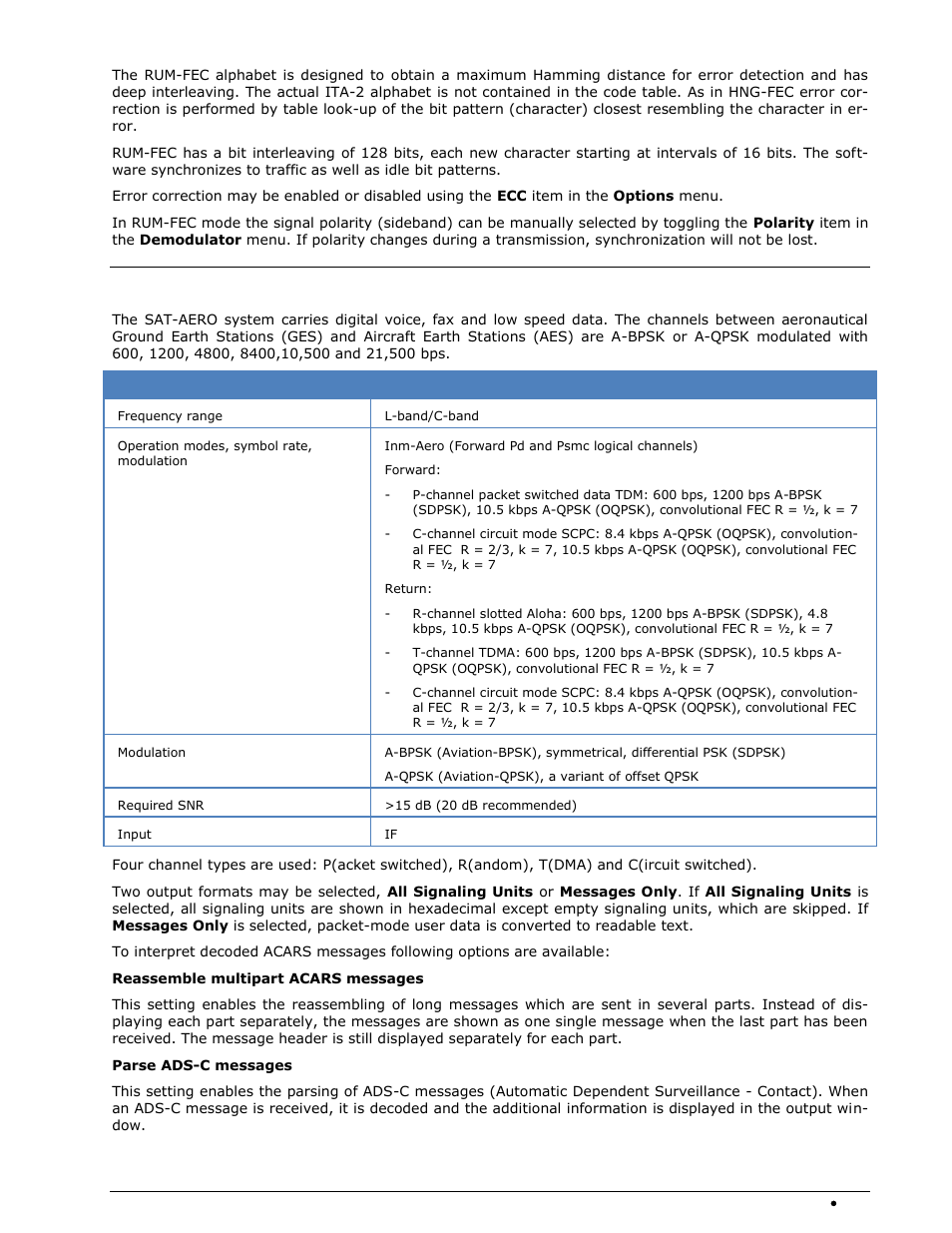 Sat-aero-p, sat-aero-r, sat-aero-t | Wavecom W74PC V8.7.0 User Manual | Page 237 / 373