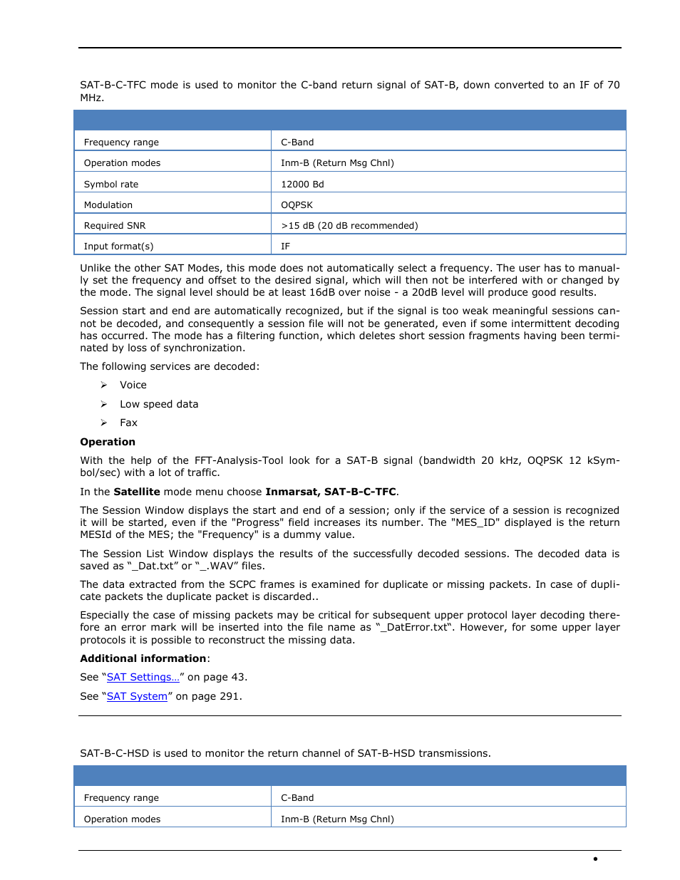 Sat-b-c-tfc, Sat-b-c-hsd | Wavecom W74PC V8.7.0 User Manual | Page 239 / 373