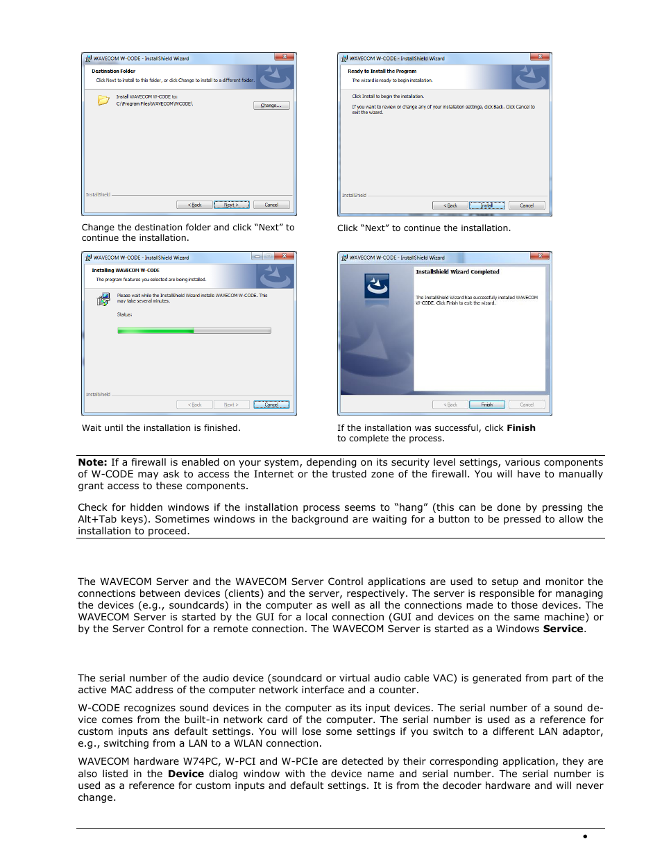 W-code server control, W-code device serial number | Wavecom W74PC V8.7.0 User Manual | Page 25 / 373