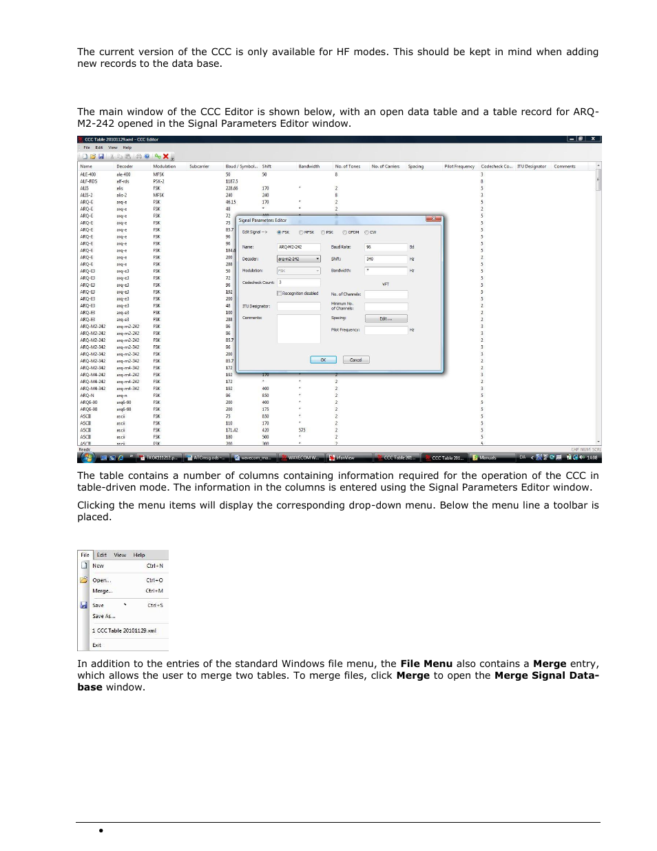 Ccc editor gui | Wavecom W74PC V8.7.0 User Manual | Page 294 / 373