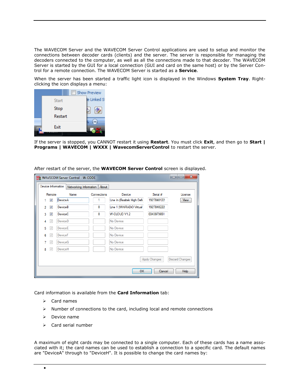 Wavecom server, Introduction, Wavecom server control | Wavecom W74PC V8.7.0 User Manual | Page 322 / 373