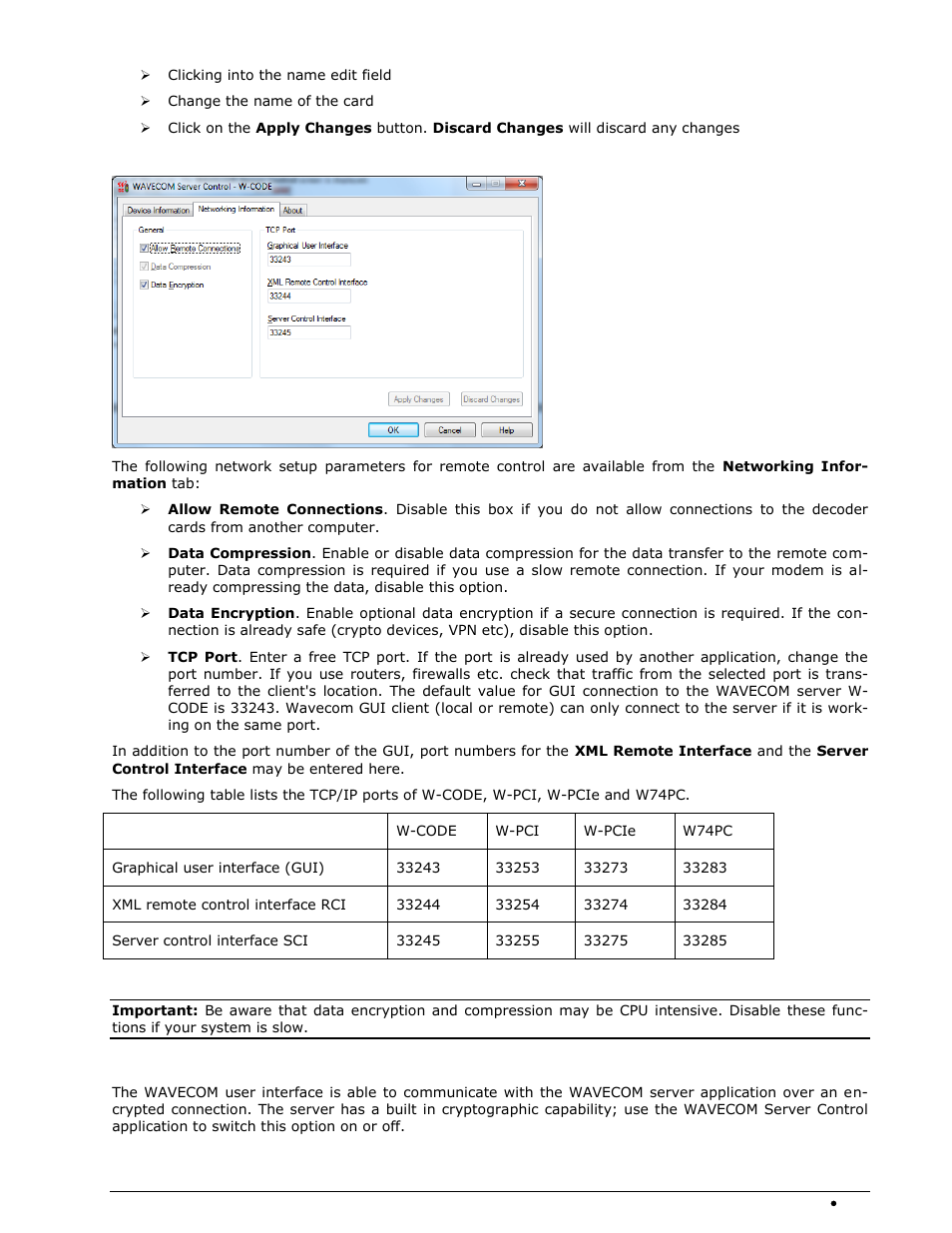 Networking information, Data encryption | Wavecom W74PC V8.7.0 User Manual | Page 323 / 373