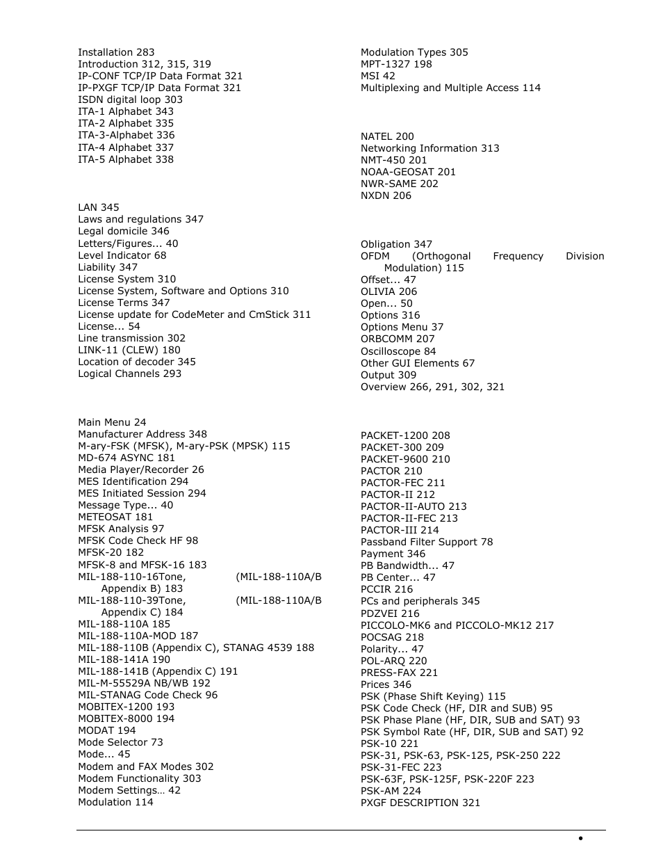 Wavecom W74PC V8.7.0 User Manual | Page 371 / 373