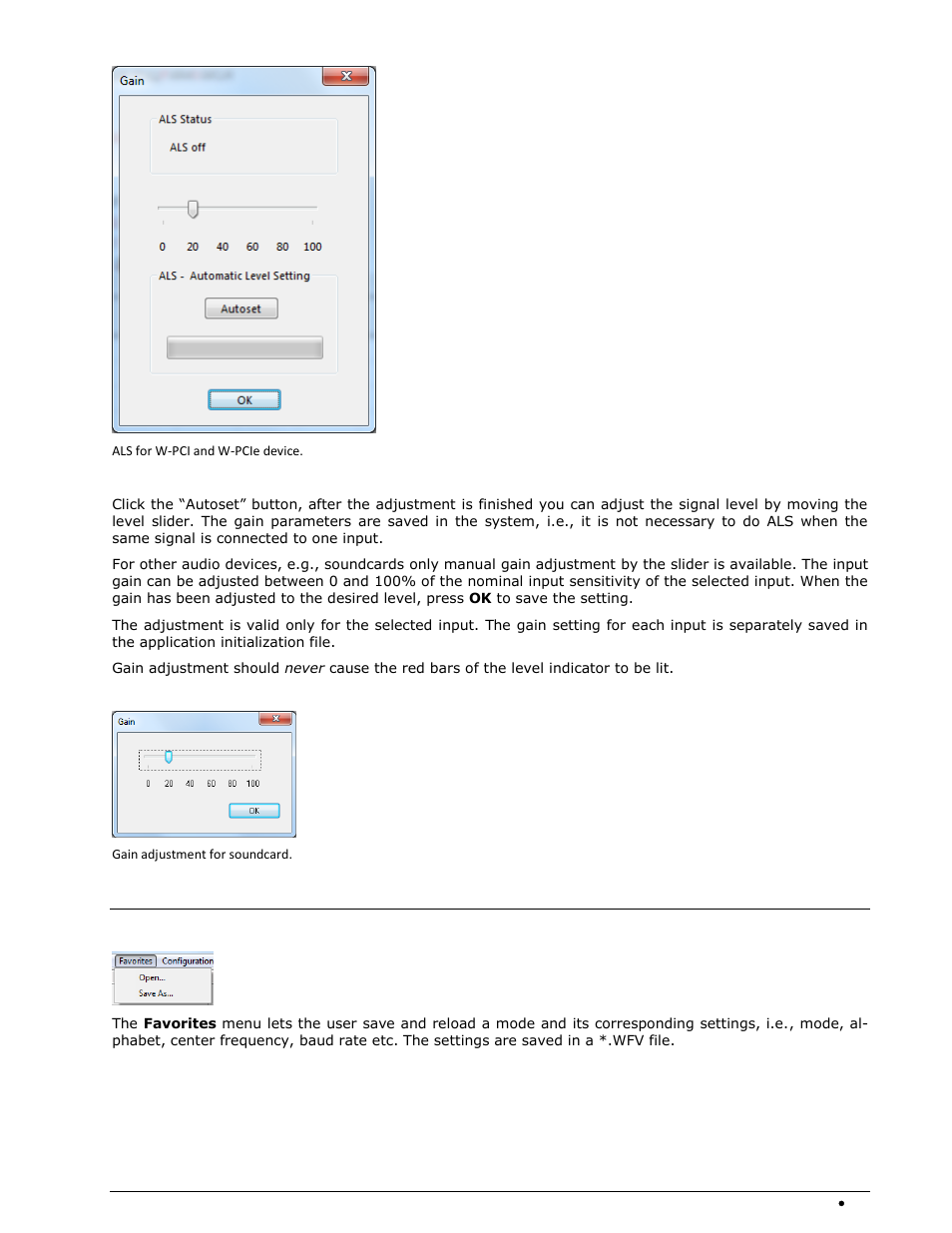 Favorites menu | Wavecom W74PC V8.7.0 User Manual | Page 59 / 373