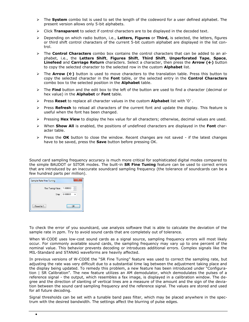 Sr fine tuning, Sr calibration | Wavecom W74PC V8.7.0 User Manual | Page 74 / 373