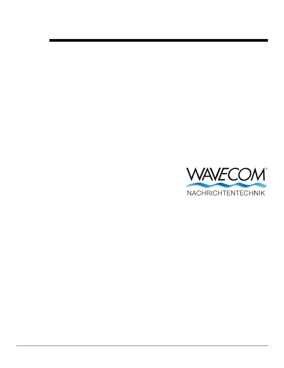 Wavecom W-BitView V2.5.00 User Manual | 102 pages