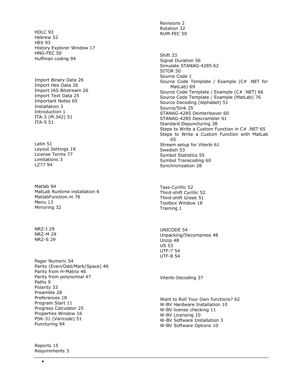 Wavecom W-BitView V2.5.00 User Manual | Page 102 / 102