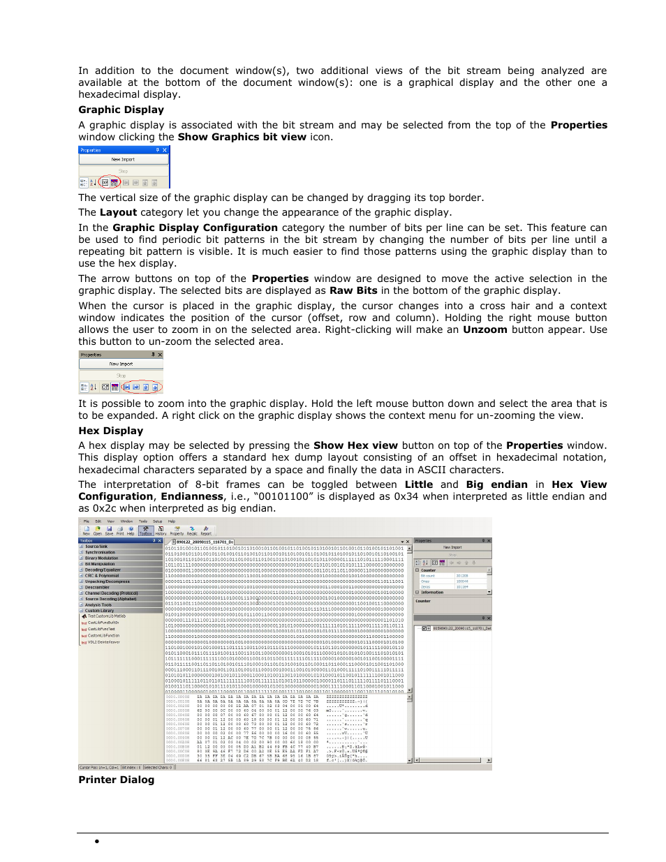 Display options | Wavecom W-BitView V2.5.00 User Manual | Page 28 / 102