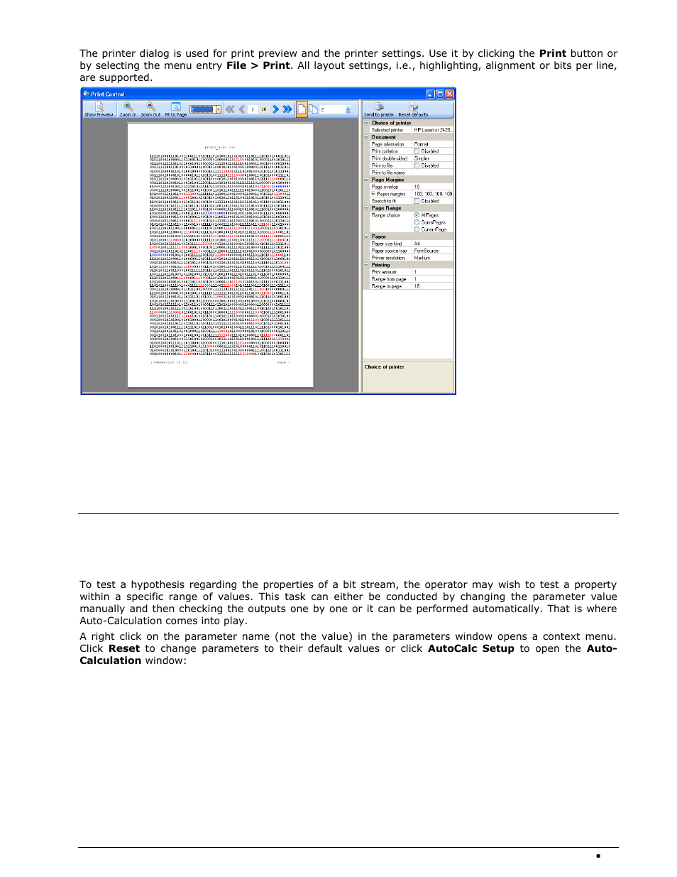 Function library, Common functions, Auto-calculation | Wavecom W-BitView V2.5.00 User Manual | Page 29 / 102