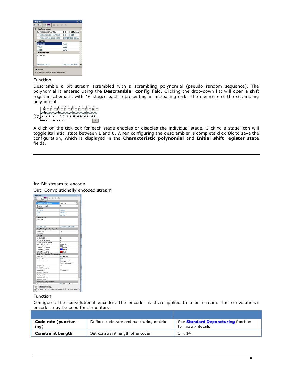 Channel encoding, Convolutional encoding | Wavecom W-BitView V2.5.00 User Manual | Page 55 / 102