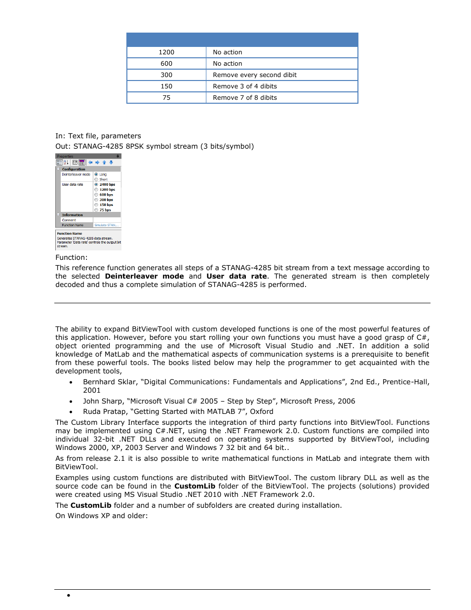 Simulate stanag-4285, Want to roll your own functions | Wavecom W-BitView V2.5.00 User Manual | Page 68 / 102