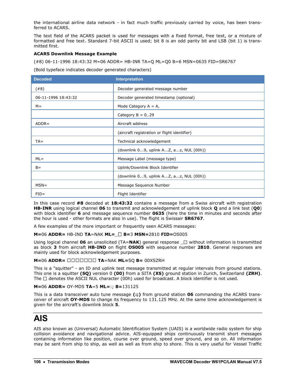 Wavecom W61PC V7.5.0 User Manual | Page 116 / 353