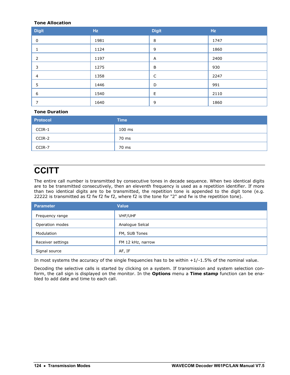 Ccitt | Wavecom W61PC V7.5.0 User Manual | Page 134 / 353