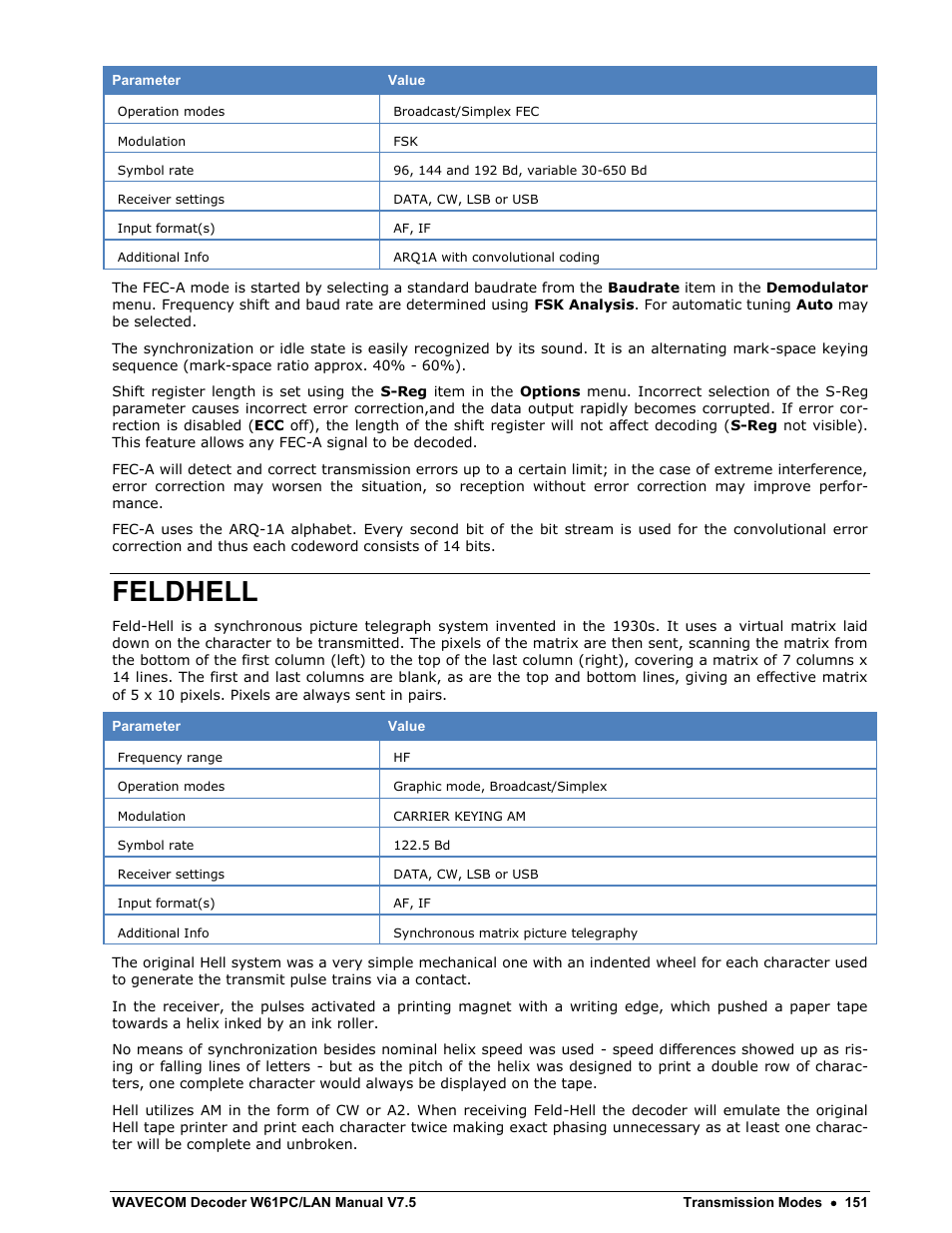 Feldhell | Wavecom W61PC V7.5.0 User Manual | Page 161 / 353