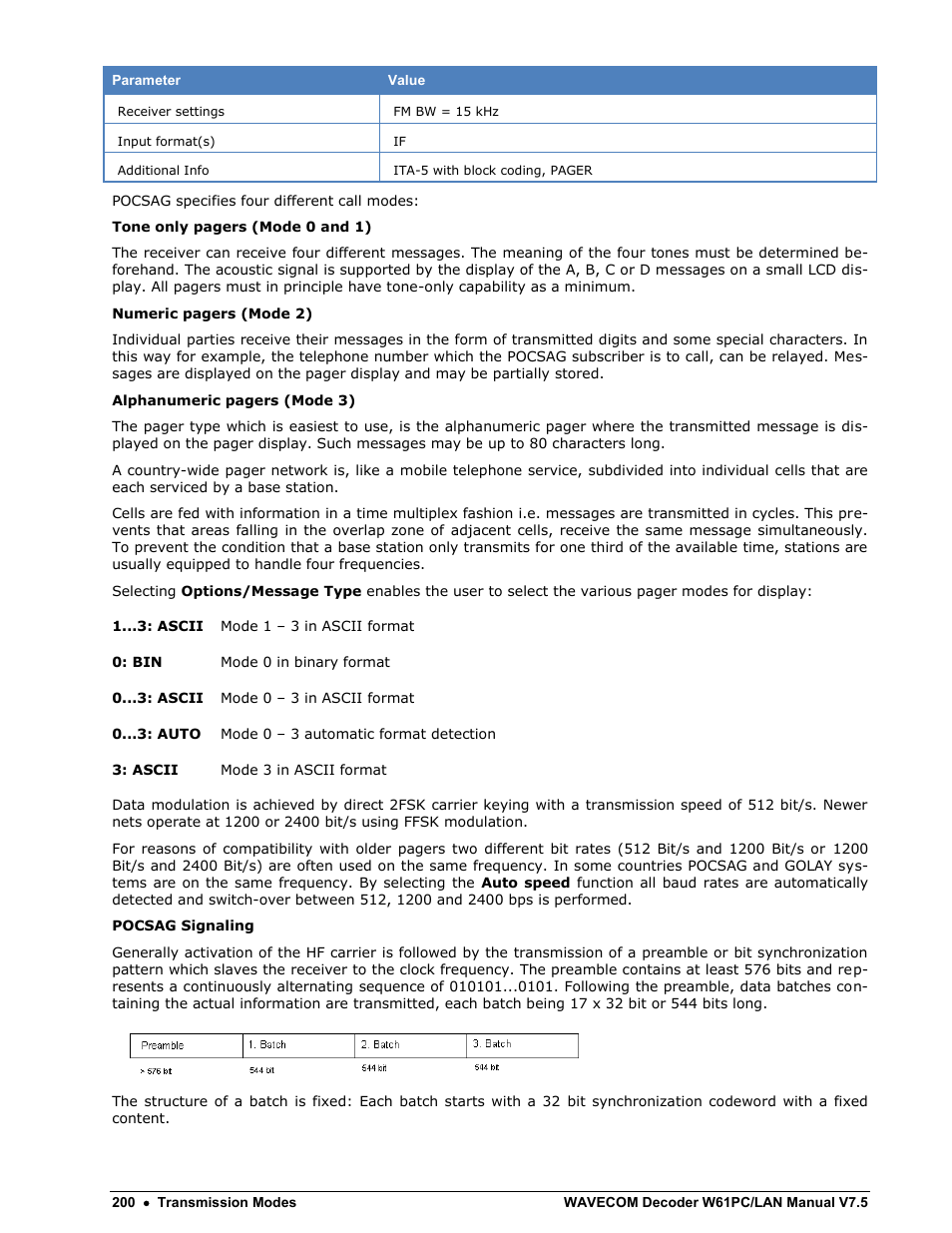 Wavecom W61PC V7.5.0 User Manual | Page 210 / 353