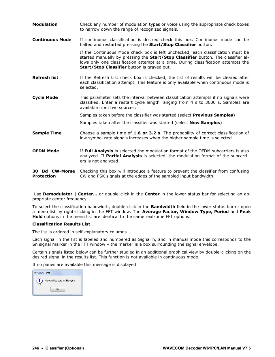 Wavecom W61PC V7.5.0 User Manual | Page 256 / 353