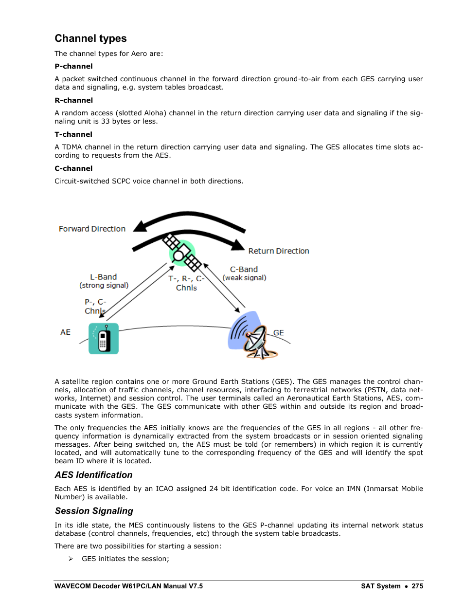 Channel types | Wavecom W61PC V7.5.0 User Manual | Page 285 / 353